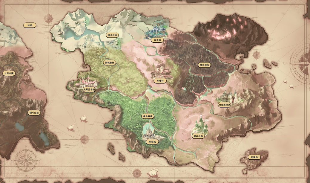 《斗罗大陆》手游的中部地区,玩家们可以通过游戏的大地图来找到这个