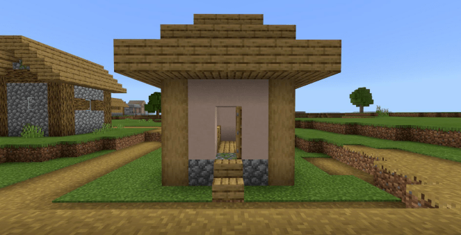 ​我的世界如何造村民的那种房子