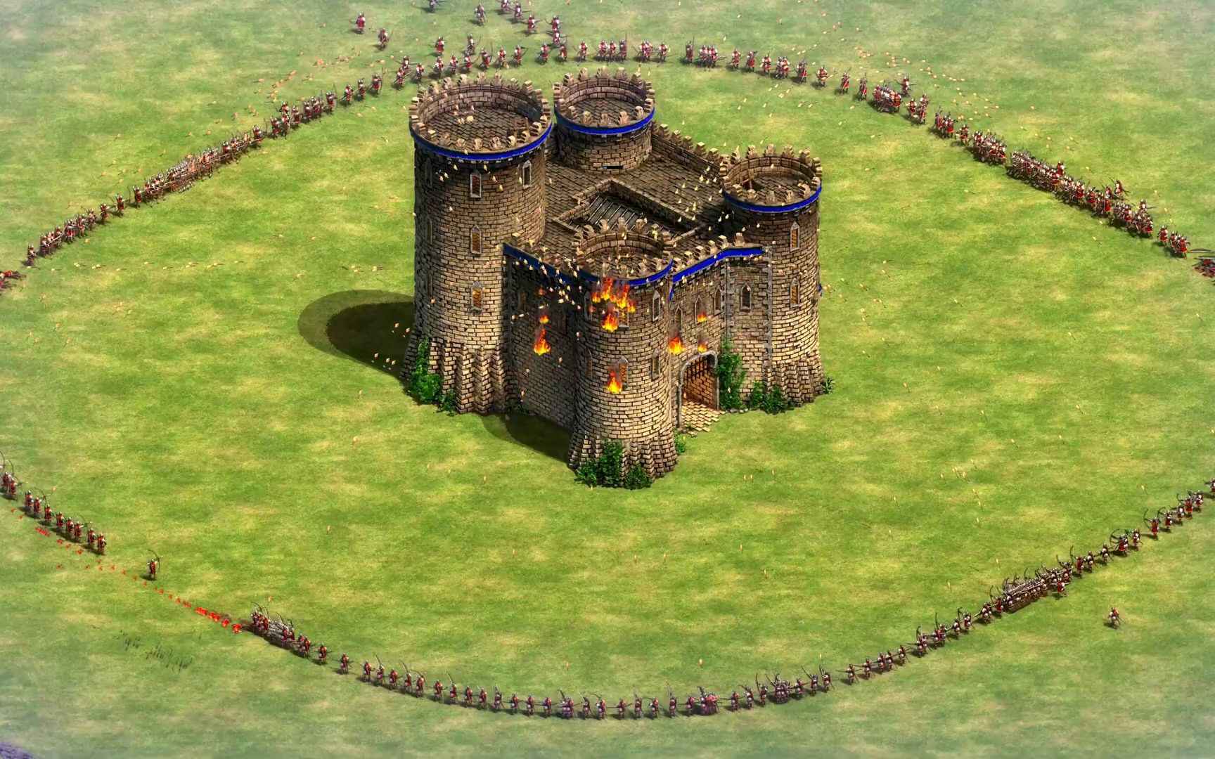 帝国时代2城墙怎么建