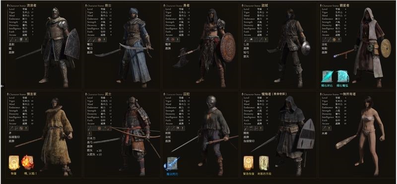 艾尔登法环开局怎么选职业