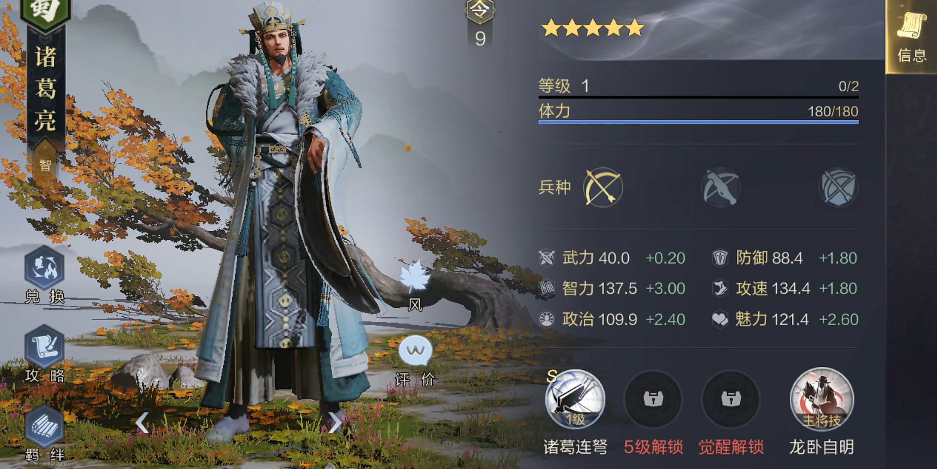 鸿图之下诸葛亮带什么技能