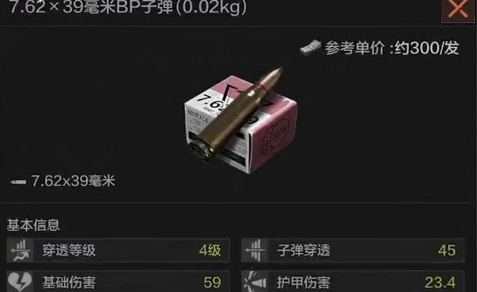 暗区突围沙鹰用什么子弹