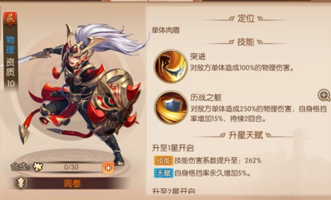 少年三国志2周泰阵容怎么搭配