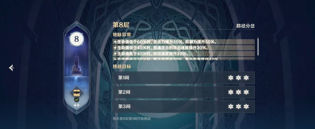 原神深渊第八层怎么打