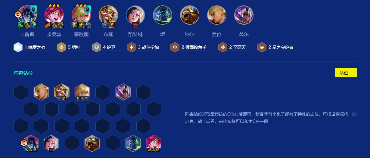 金铲铲之战护卫狙神怎么玩