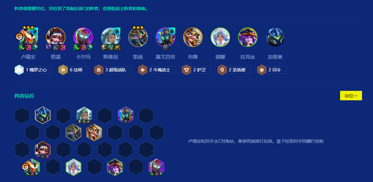 金铲铲之战六法卢锡安怎么玩