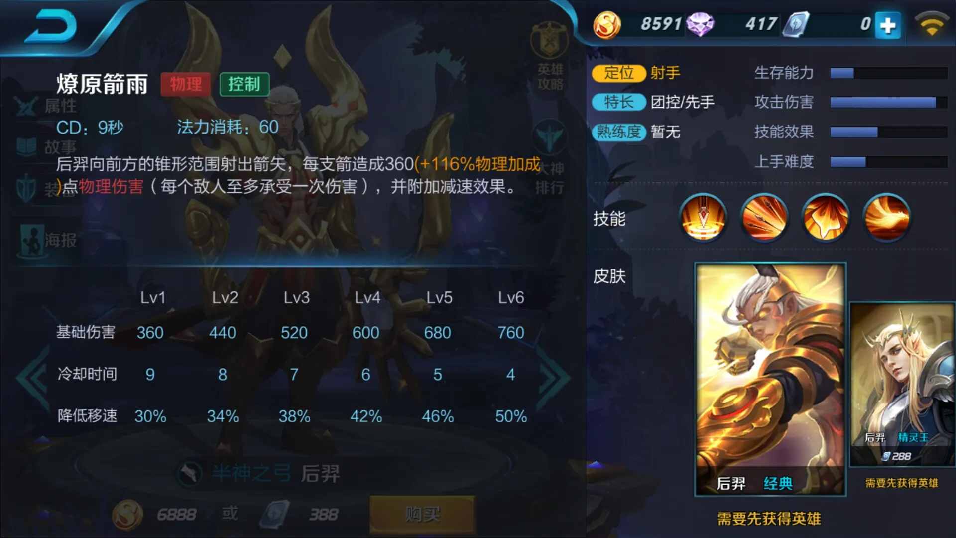 王者荣耀后羿最强出装是什么