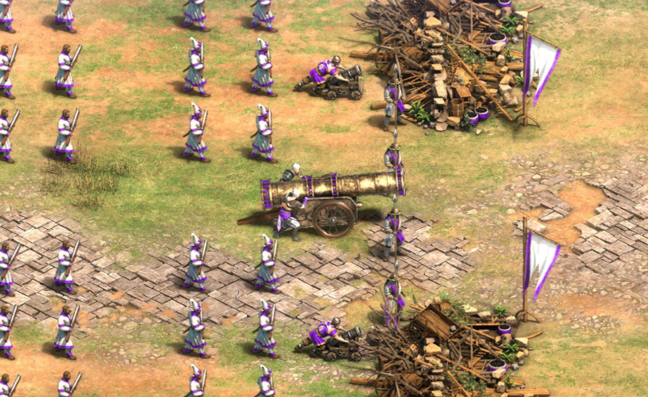 帝国时代2手推炮怕什么武器