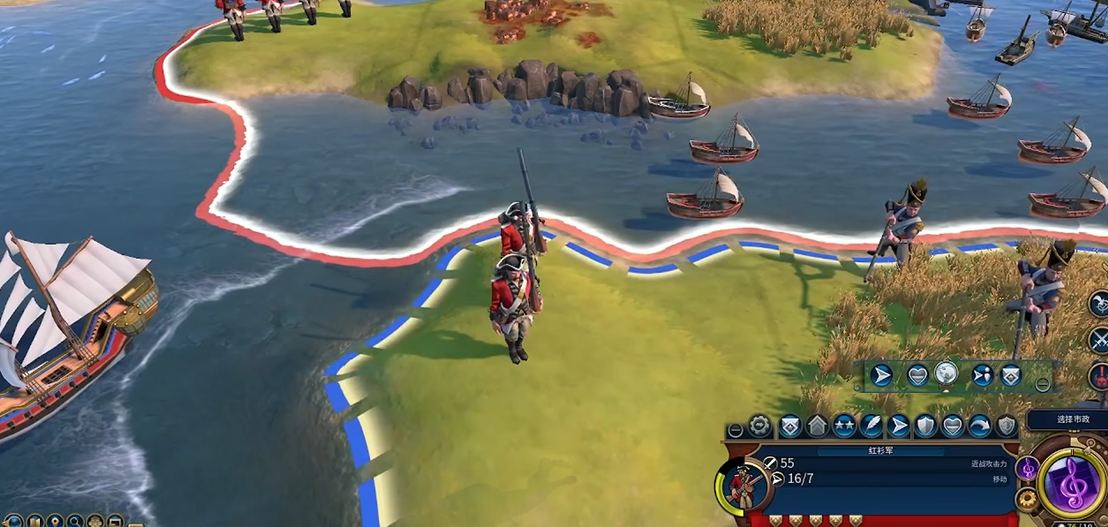 文明6英国红衫军怎么出