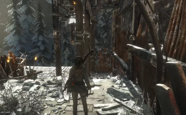 古墓丽影崛起邪恶溪谷怎么过