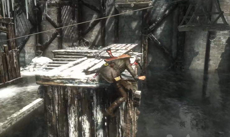 古墓丽影崛起邪恶溪谷怎么过