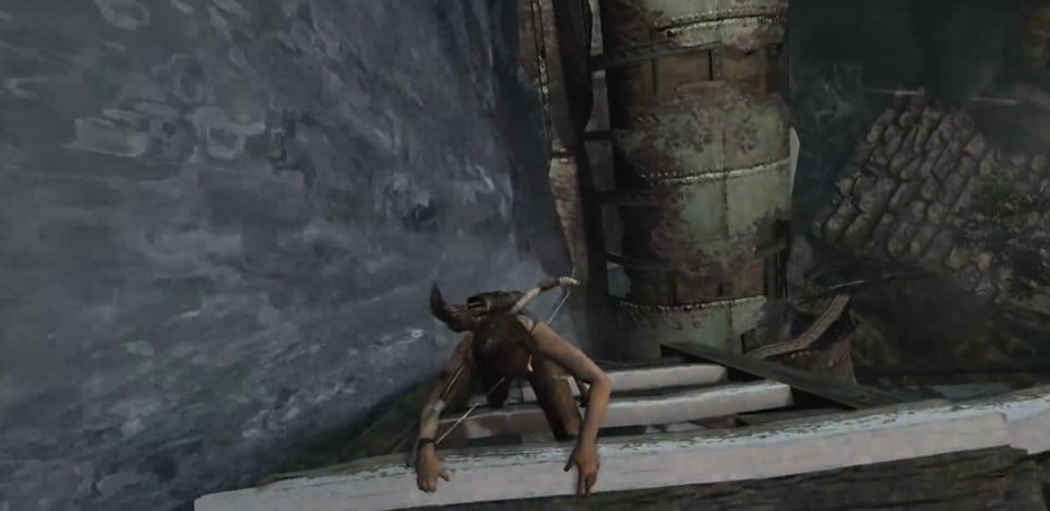 古墓丽影瀑布顶端怎么去