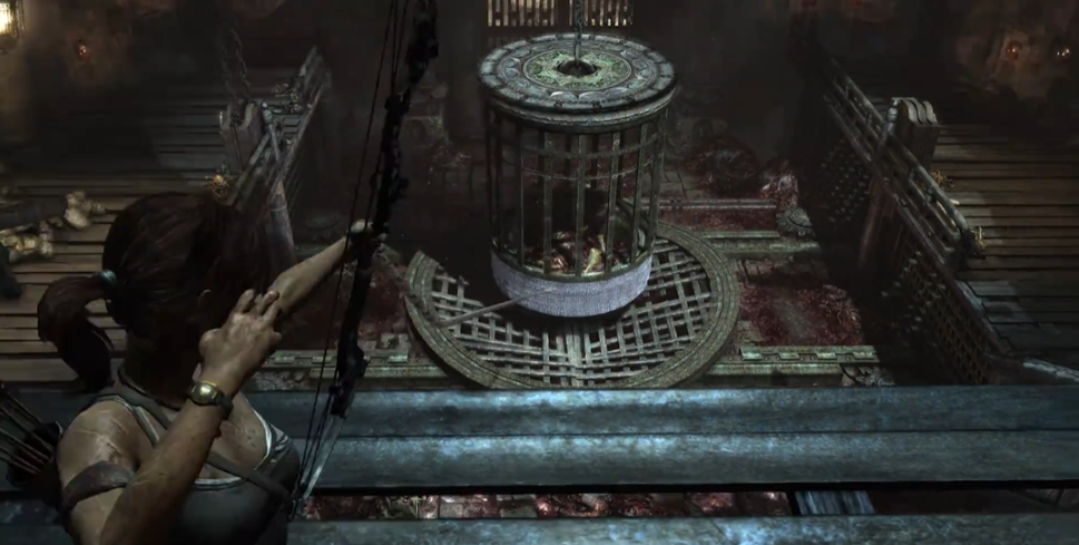 古墓丽影9那个笼子怎么过