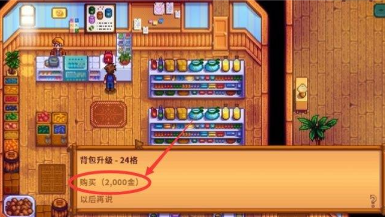 ​星露谷物语怎样升级背包