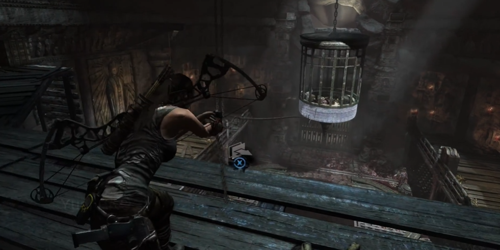 古墓丽影笼子怎么推开