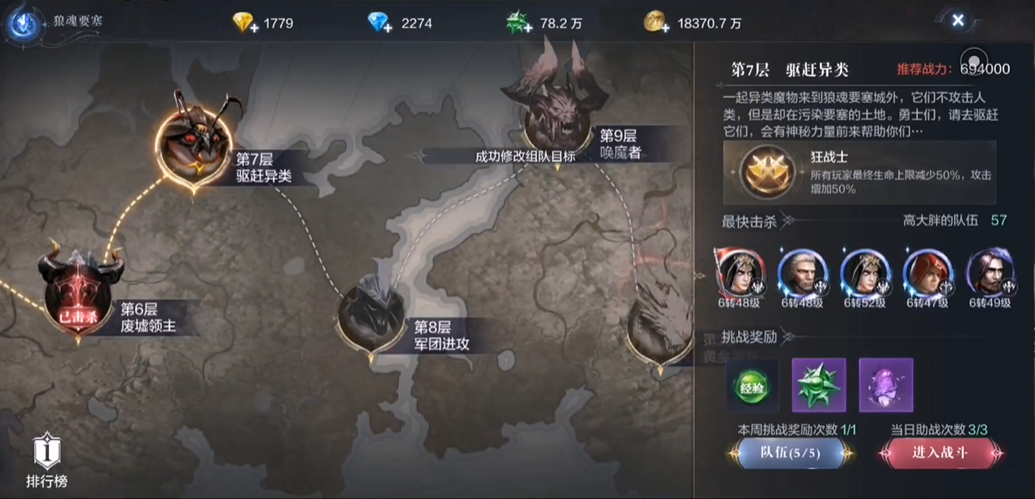 ​全民奇迹2狼魂要塞怎么打