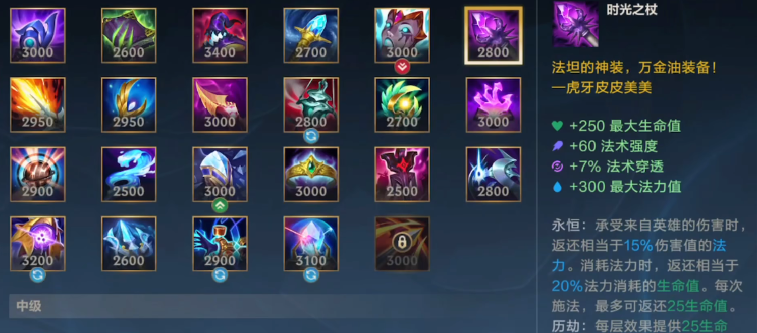 英雄联盟手游龙王出什么装备