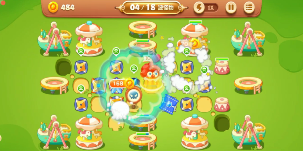 保卫萝卜3游乐场51关怎么过