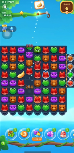 开心消消乐1170过关怎么玩
