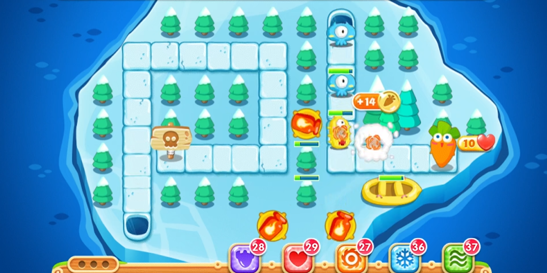 保卫萝卜2第117关怎么过