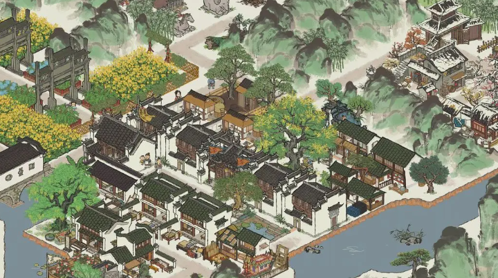 江南百景图两个花坛在哪