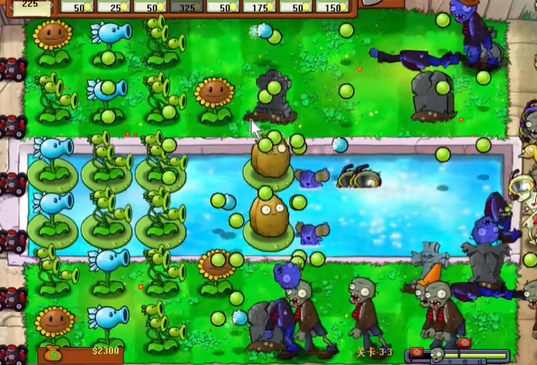 植物大战僵尸95版3-3关怎么过
