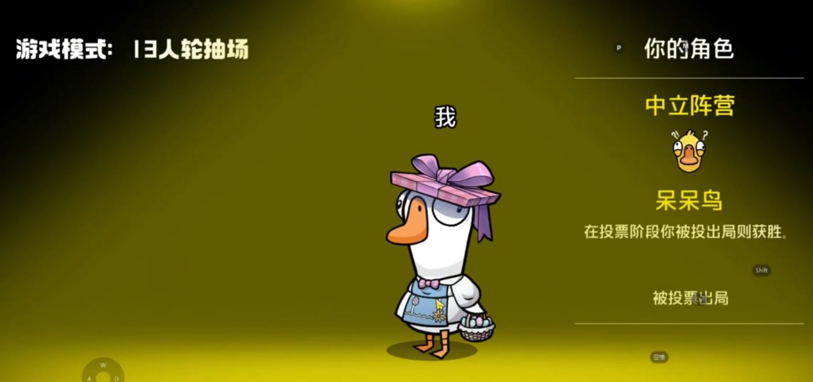 鹅鸭杀手游城市广场有哪些角色