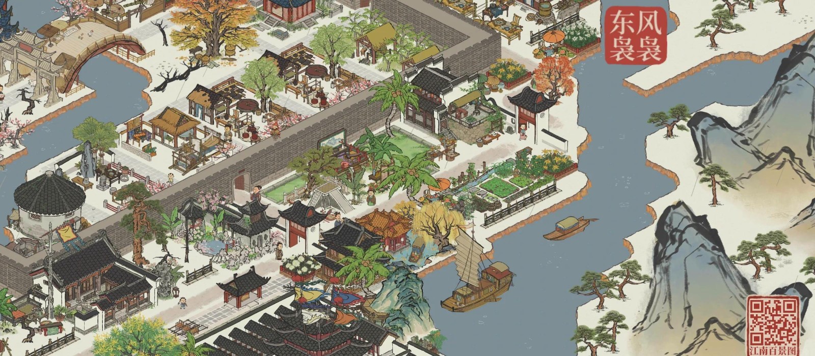 江南百景图碧红桃花在哪